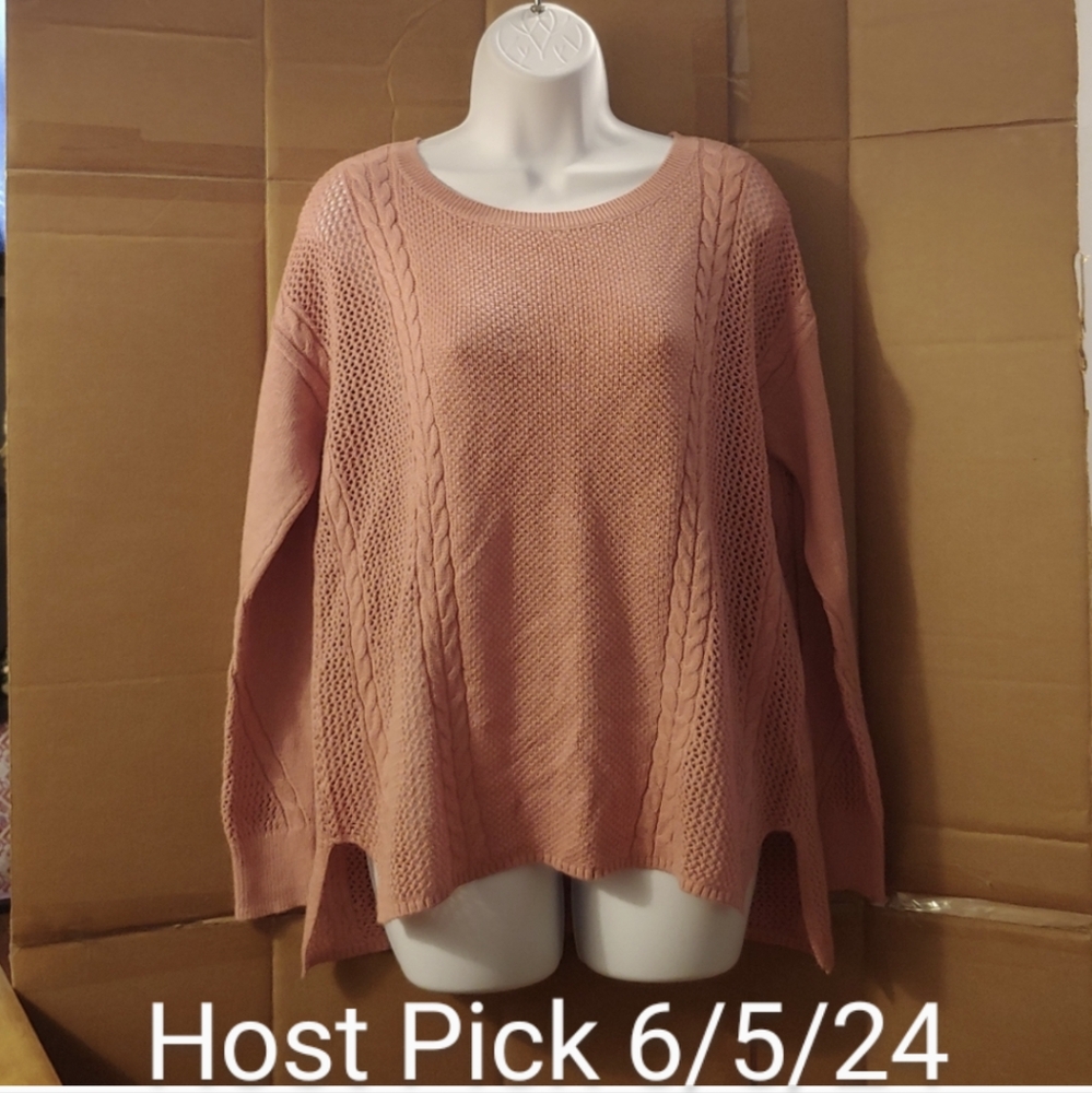 HP Women's American Eagle Pink Sweater, S
